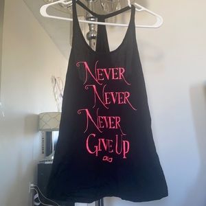 Racer back workout shirt